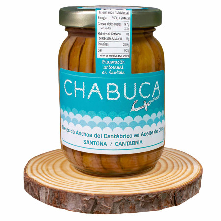 Anchoas CHABUCA – Tarro Anchoas en AOVE (110gr)