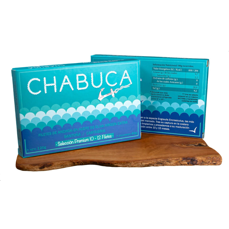 Anchoas CHABUCA – Selección Premium 10-12 filetes