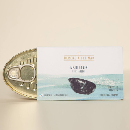 Mejillones en Escabeche 6/8 OL-120 HERENCIA DEL MAR Gourmet