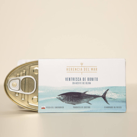 Ventresca de Bonito del Norte de Costera OL-120 HERENCIA DEL MAR Gourmet