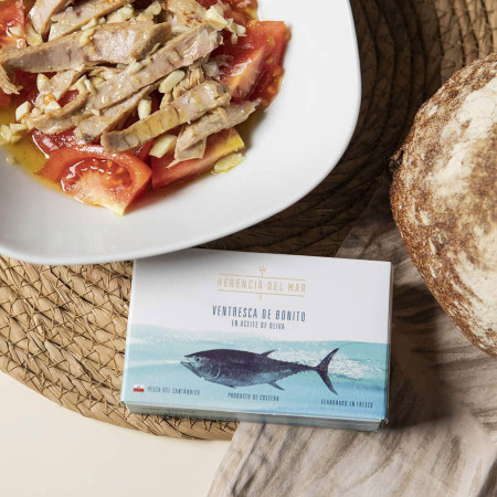 Ventresca de Bonito del Norte de Costera OL-120 HERENCIA DEL MAR Gourmet