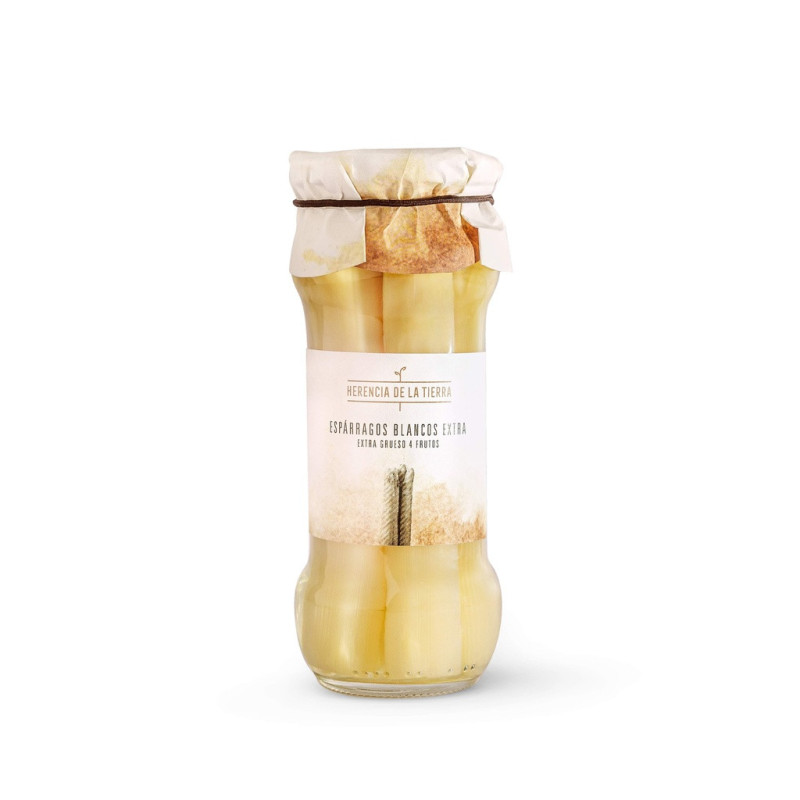 Espárragos Extra 4 Frutos 330 g Neto HERENCIA DE LA TIERRA Gourmet