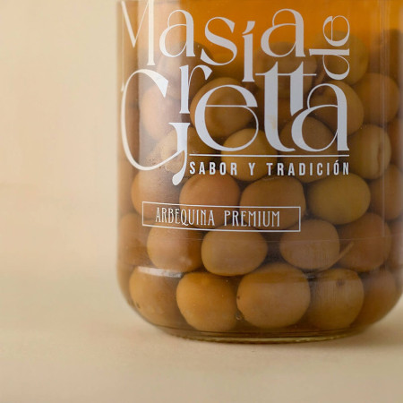 Aceitunas Arbequina Premium 370 g Neto MASÍA DE GRETTA