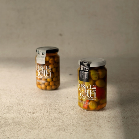 Aceitunas Aliñadas al Estilo de la Yaya 350 g Neto MASÍA DE GRETTA