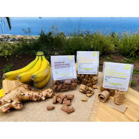 Delicias de plátano al cacao