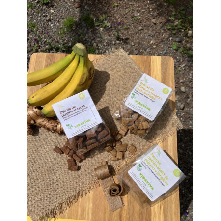 Delicias de plátano al cacao