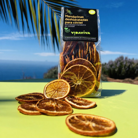 Mandarinas deshidratadas para cóctel