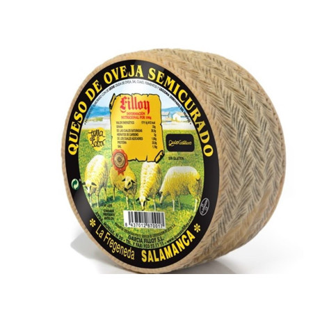 Queso semicurado de oveja pieza de 2.9 kg PESO APROXIMADO
