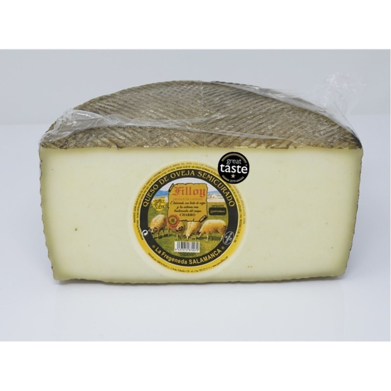 Queso Semicurado de Oveja 1/2 de pieza grande (al vacío) aprox. 1'3 kg