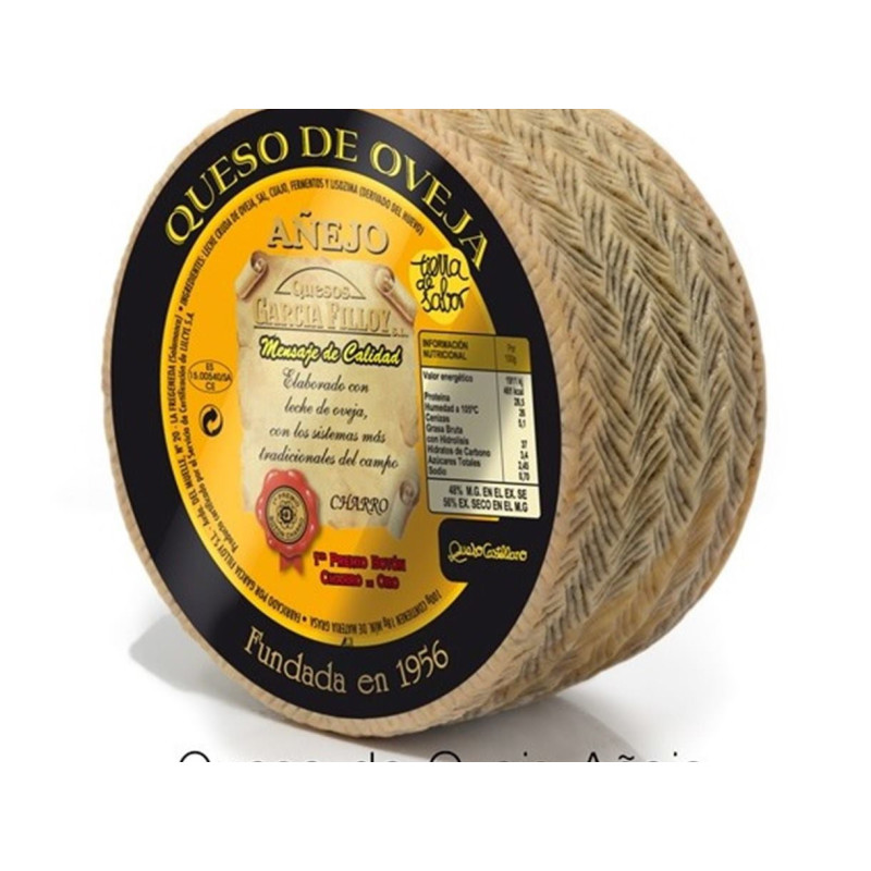 Queso Añejo de Oveja pieza de 2.4 kg