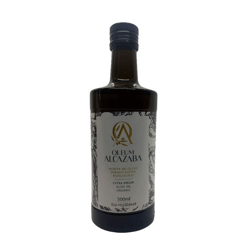 AOVE Eco Hojiblanca 500ml Botella Cristal