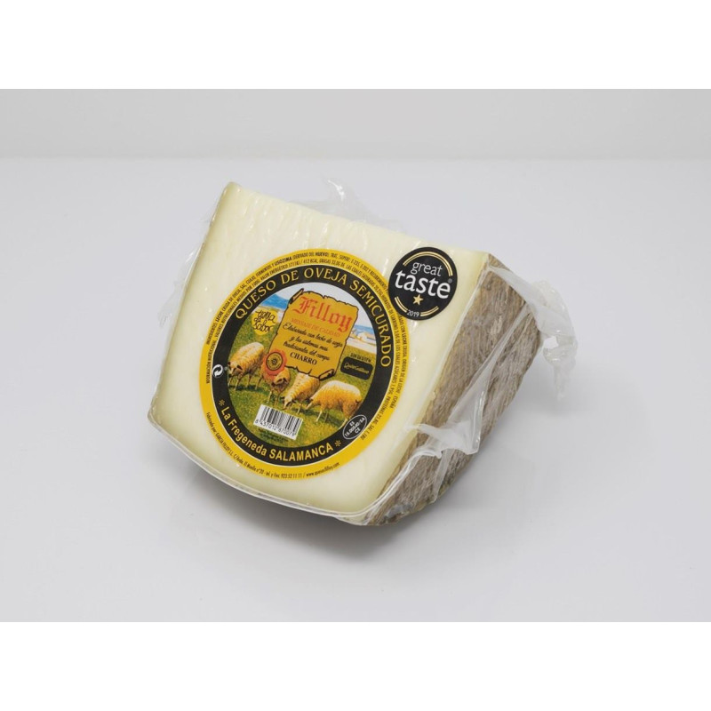 Queso Oveja Semicurado 1/4 de pieza grande al vacio Aprox 650 gramos
