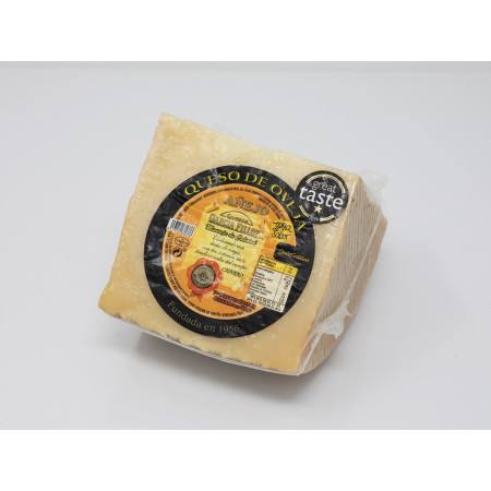 Queso Añejo de Oveja 1/4 de pieza grande (al vacío) aprox. 600 gramos