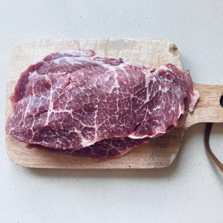 Presa fresca de cerdo Duroc ecológica