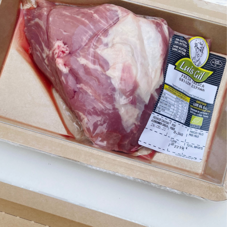 Presa fresca de cerdo Duroc ecológica