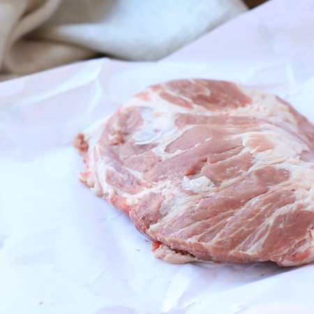 Presa fresca de cerdo Duroc ecológica