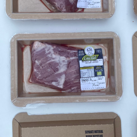 Secreto fresco de cerdo Duroc ecológico