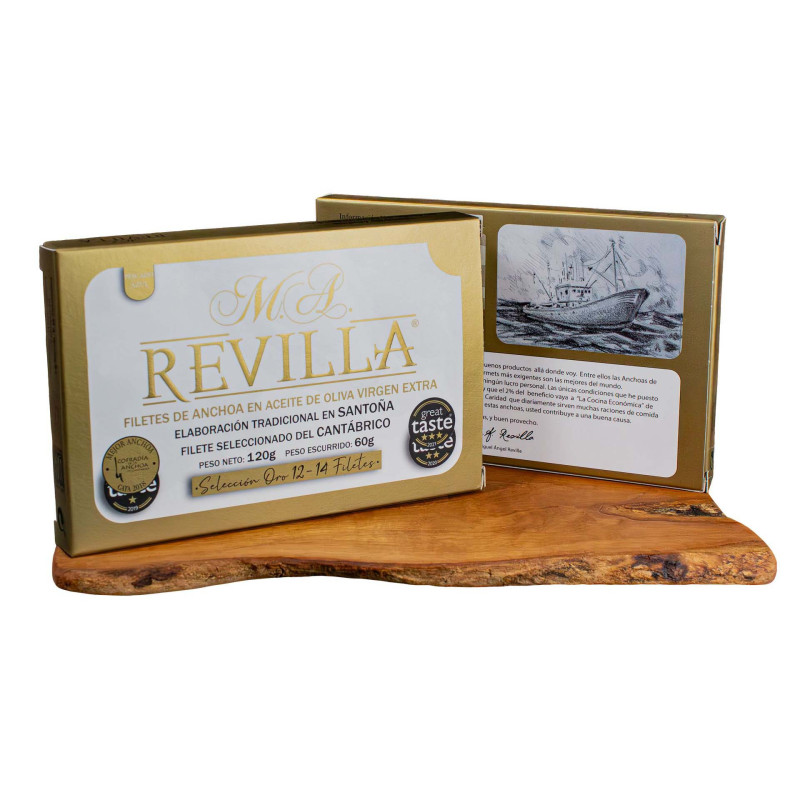 Anchoas M.A. Revilla – Edición Oro 12-14 lomos
