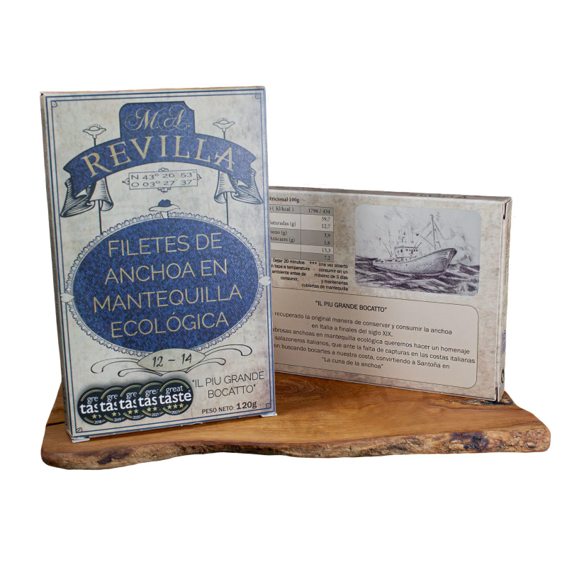 Anchoas M.A. Revilla – En Mantequilla Ecológica